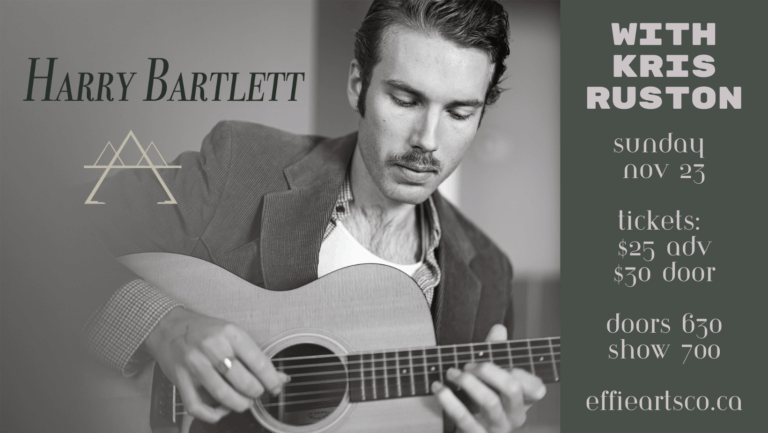 Harry Bartlett and Band with Special Guest Kris Ruston Jazzy Night at The Effie